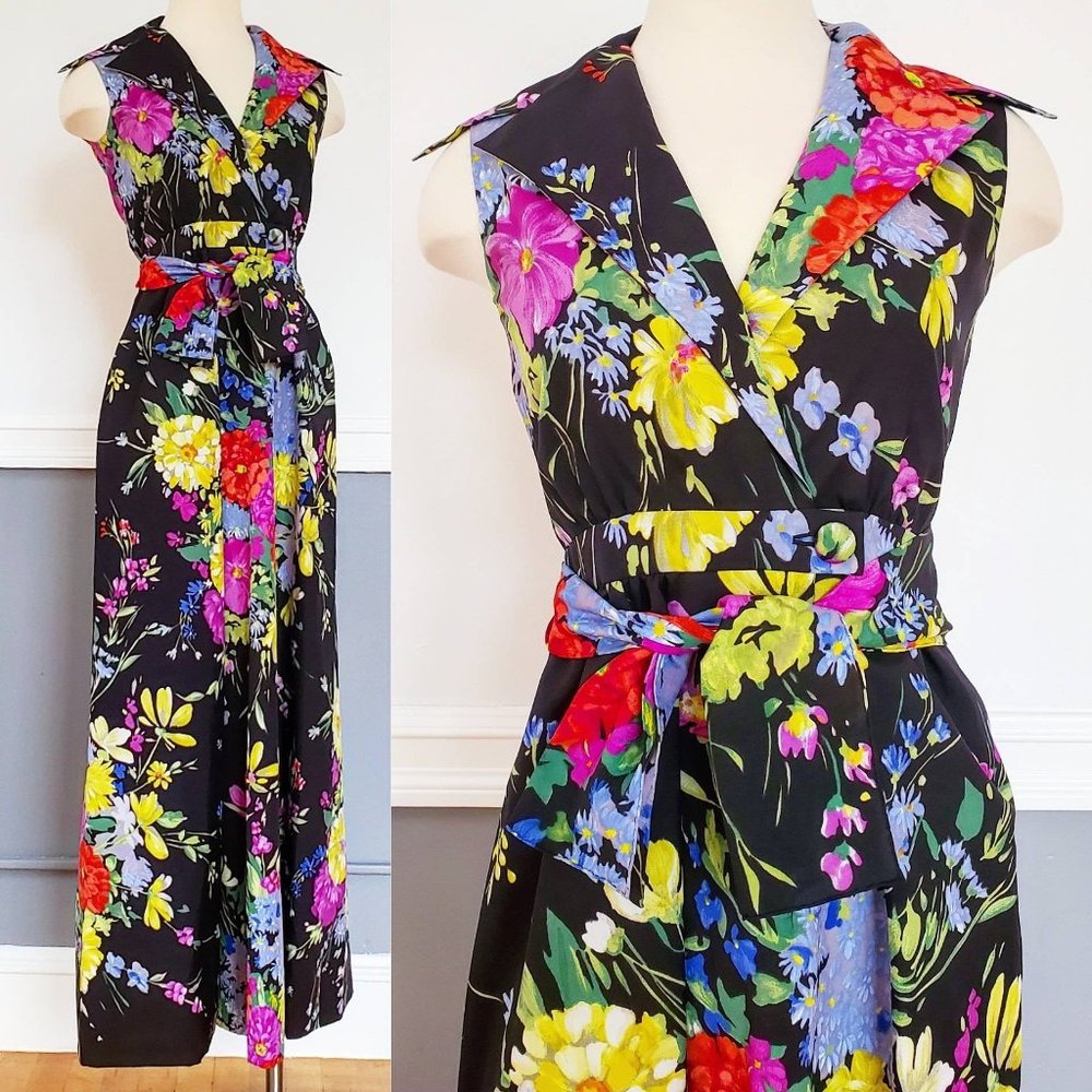 60s/70s Pauline Trigere for Neiman Marcus Black &